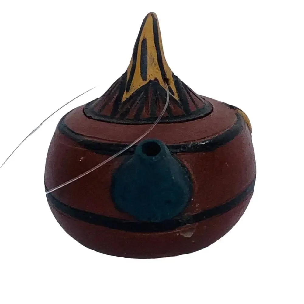 Vintage Chinese Clay Teapot Ornament